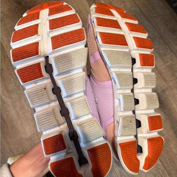 On Running Women's Athletic Shoes - Pink and Black - Picture 3 of 3